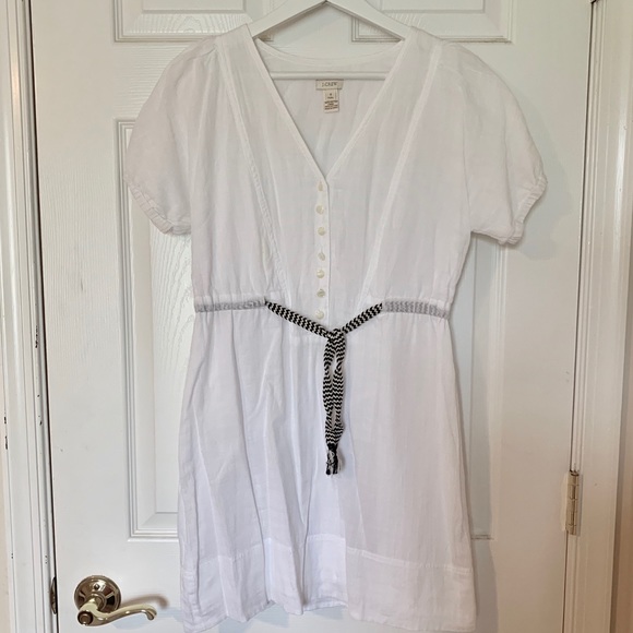 J. Crew White Cotton Tunic - Picture 2 of 4